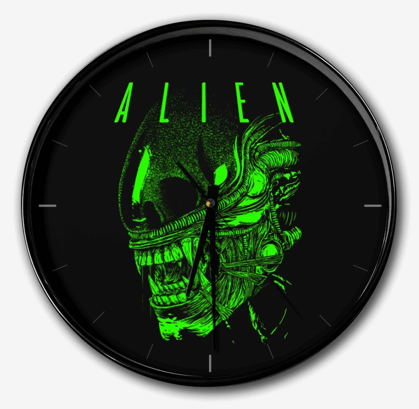 Reloj Negro de Alien 8