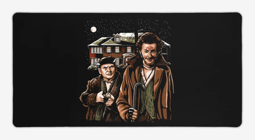 Mouse pad Gamer Negro de Bandidos mojados