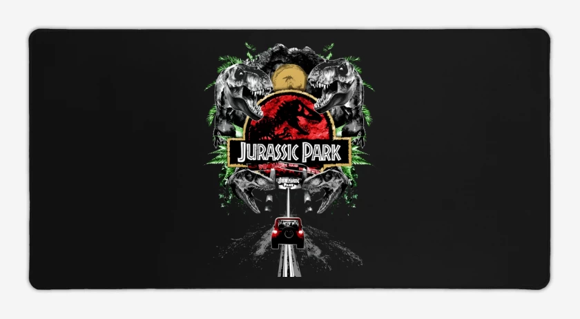 Mouse pad Gamer Bienvenidos a Jurassic Park