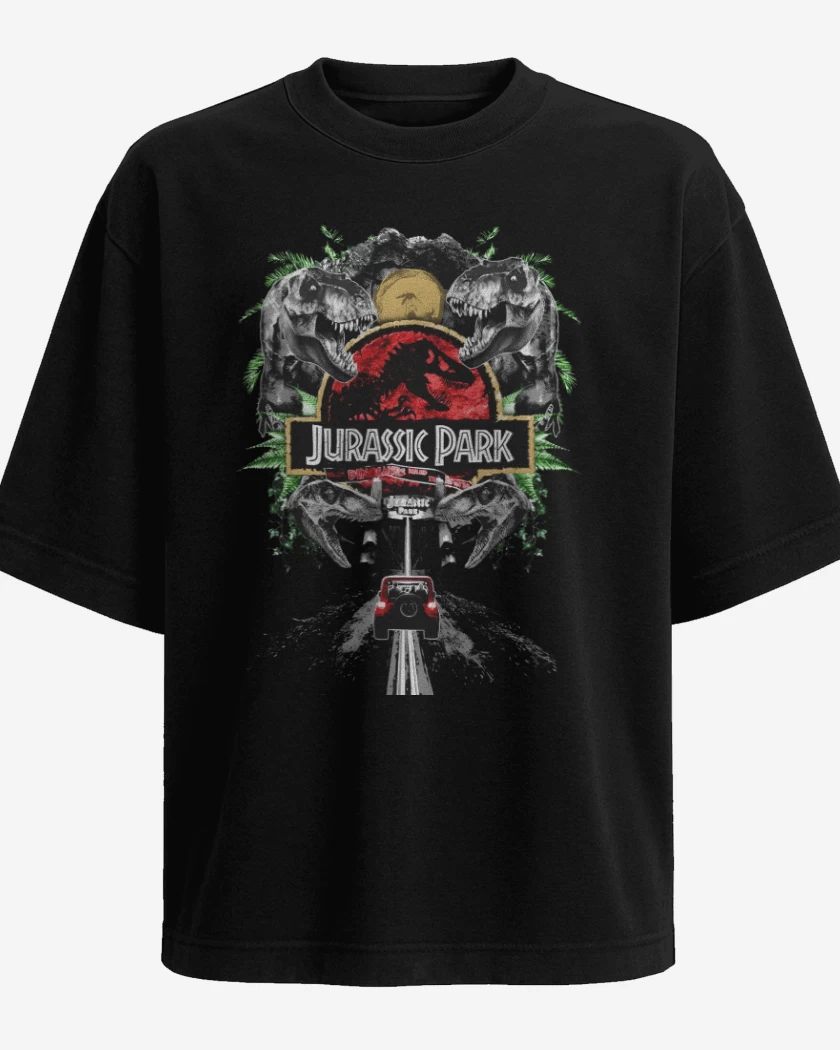 Polera Oversize Bienvenidos a Jurassic Park