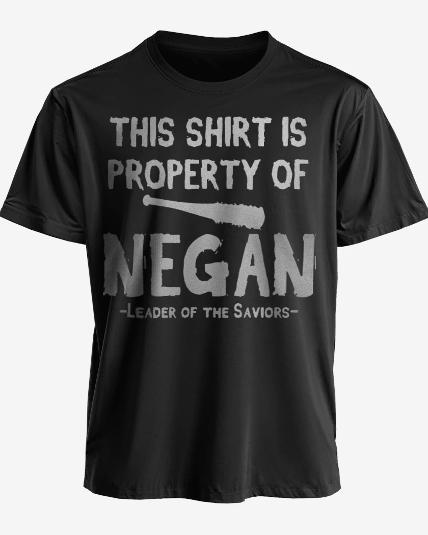 Polera This shirt is property of negan
