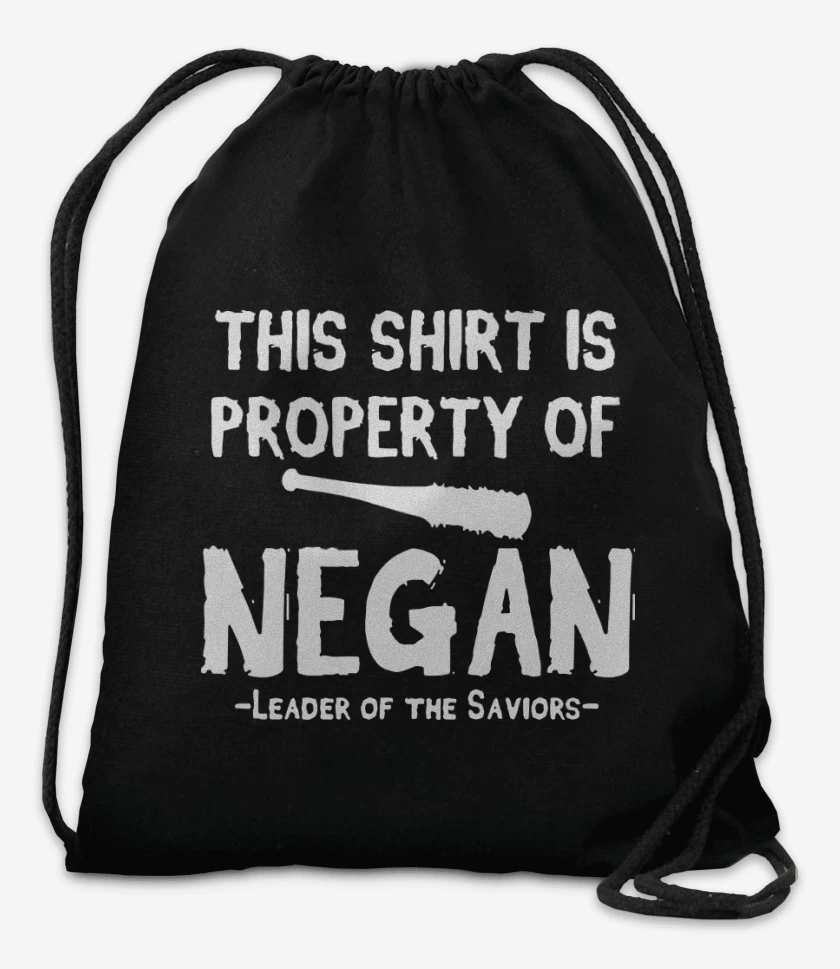 Mochila This shirt is property of negan