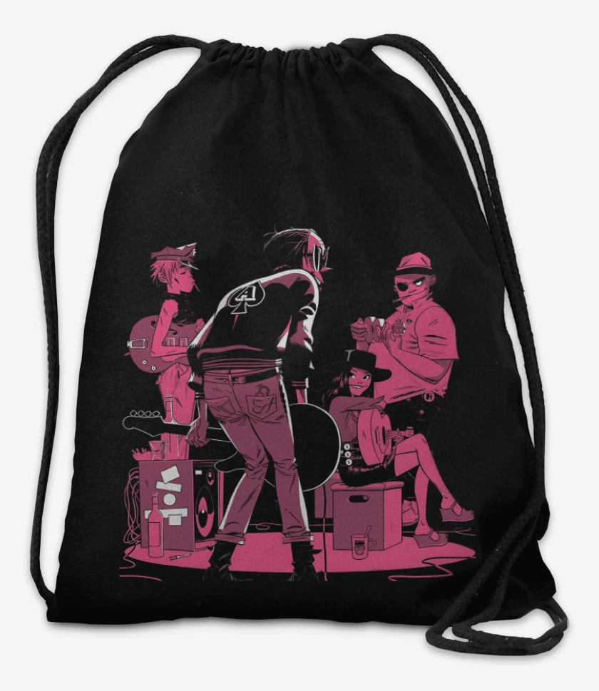 Mochila Negro de Gorillaz 2022