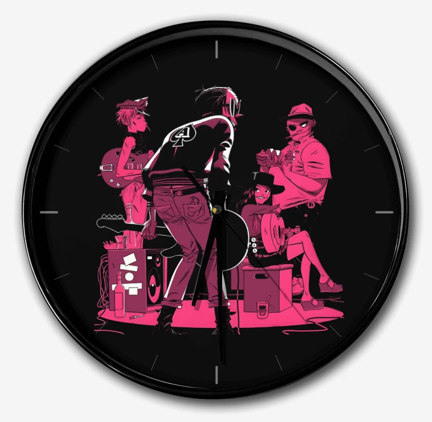 Reloj Negro de Gorillaz 2022