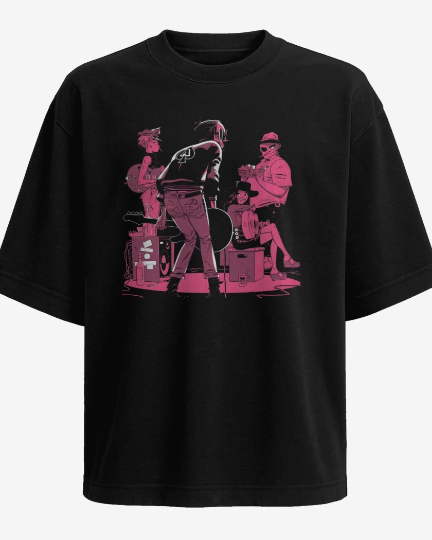 Polera Oversize Gorillaz 2022