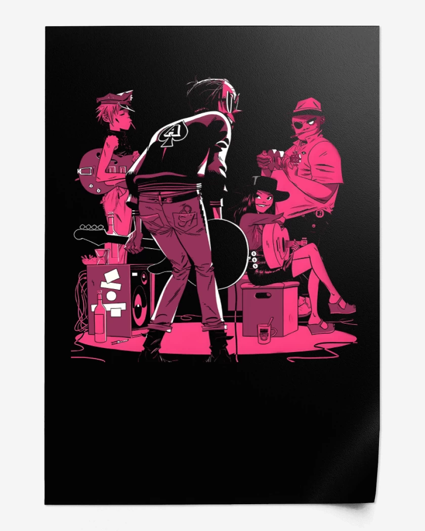 Print Gorillaz 2022