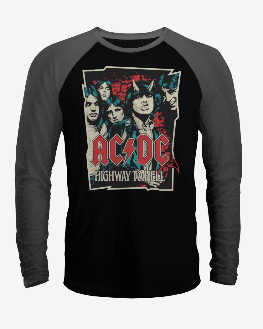 Polera Raglan Highway to hell