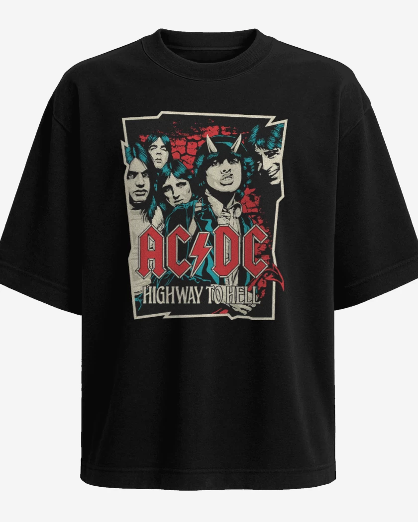 Polera Oversize Highway to hell