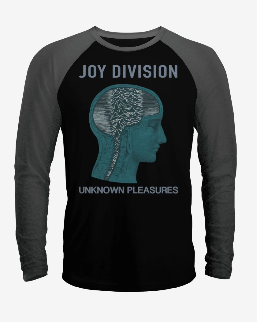 Polera Raglan Joy Division unknown pleasures