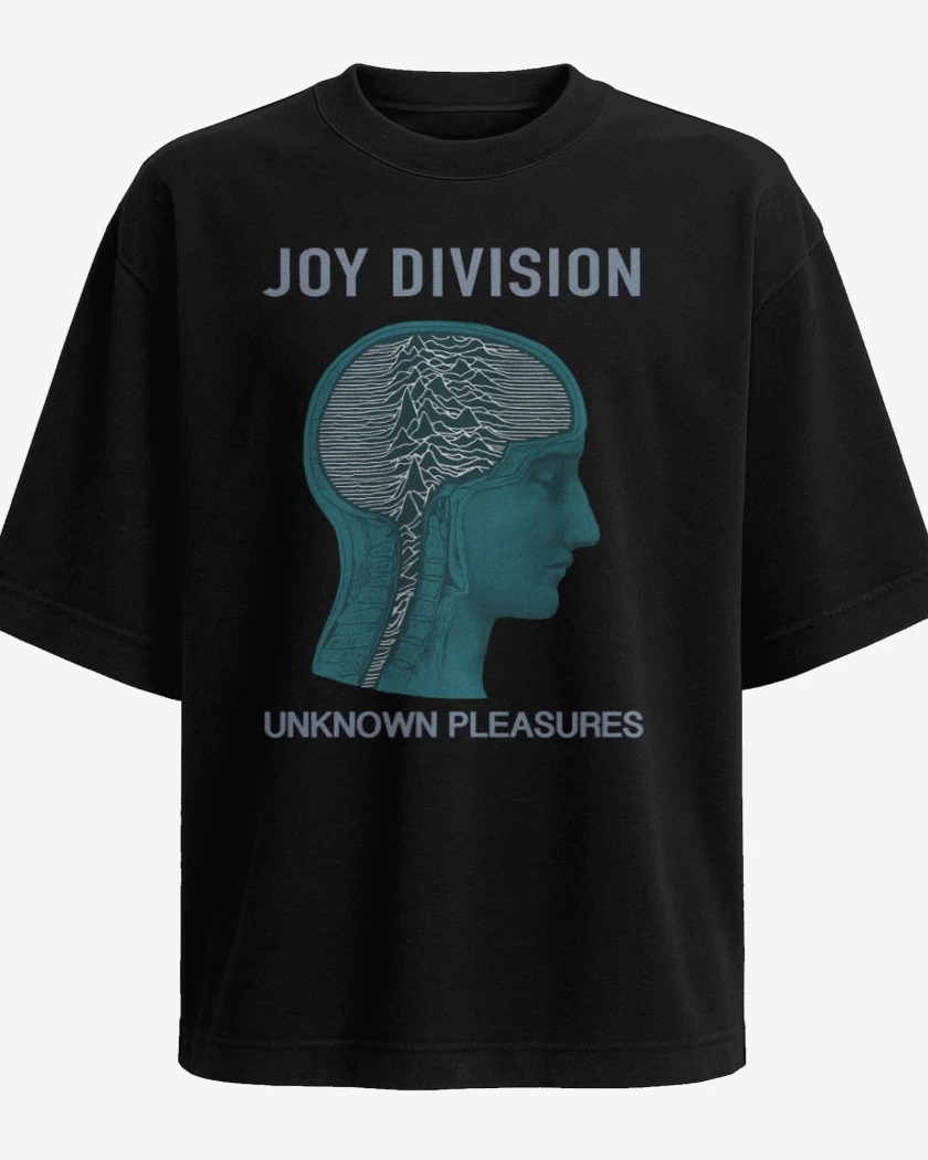 Polera Oversize Joy Division unknown pleasures