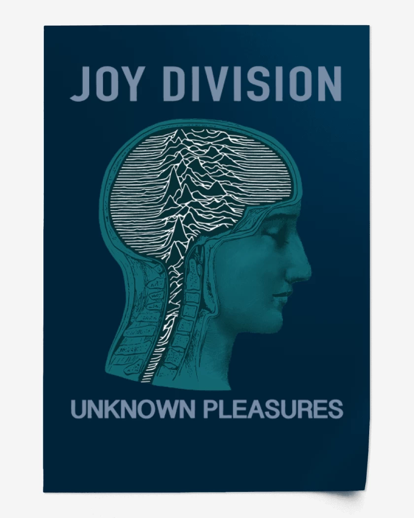 Print Joy Division unknown pleasures