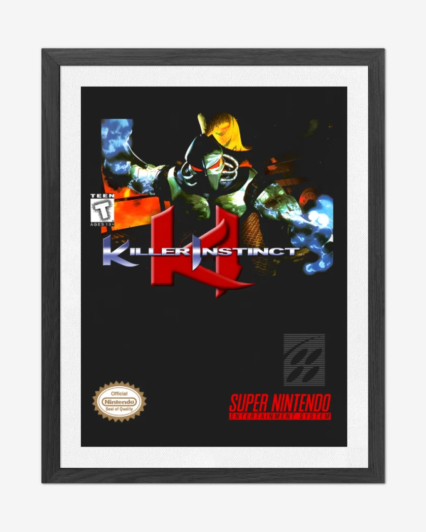 Cuadro decorativo Negro de Killer Instinct