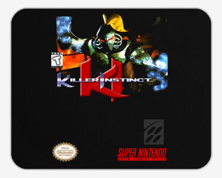 Mousepad Negro de Killer Instinct