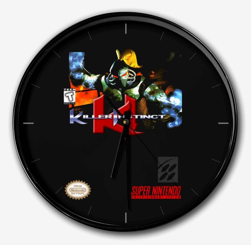 Reloj Negro de Killer Instinct