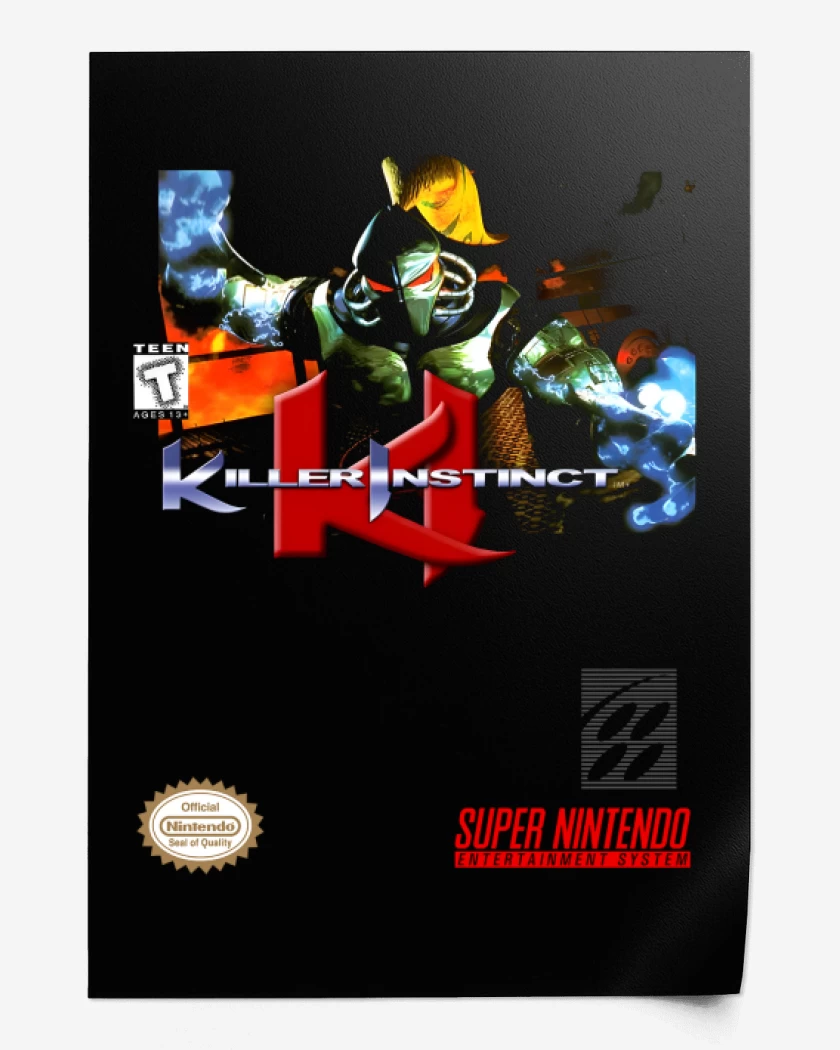 Print Negro de Killer Instinct