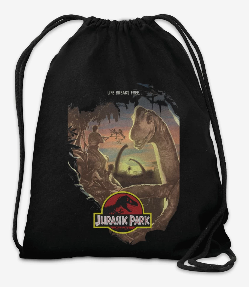 Mochila Negro de La vida se abre camino