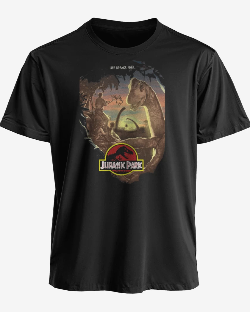 Polera premium Negro de La vida se abre camino