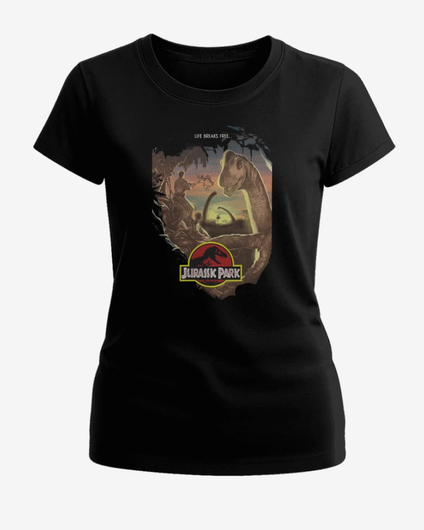 Polera de Mujer Negro de La vida se abre camino