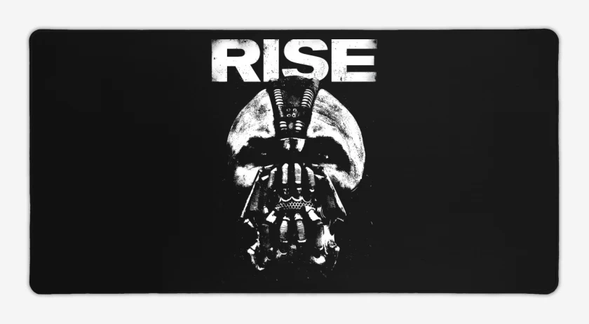 Mouse pad Gamer Negro de Rise