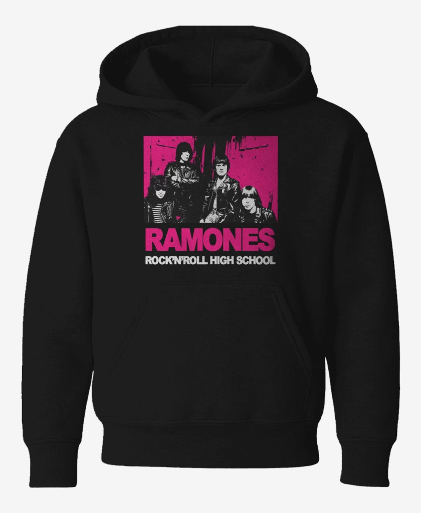 Poleron de niño Negro de Rock n roll high school