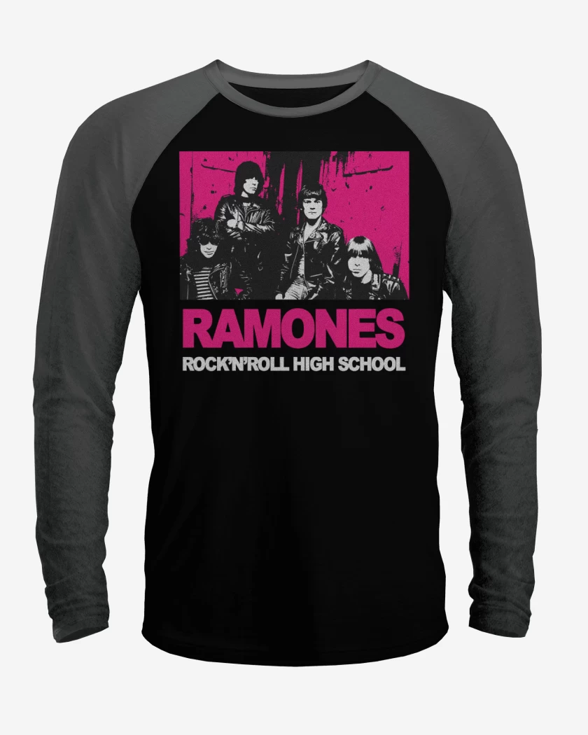 Polera Raglan Rock n roll high school