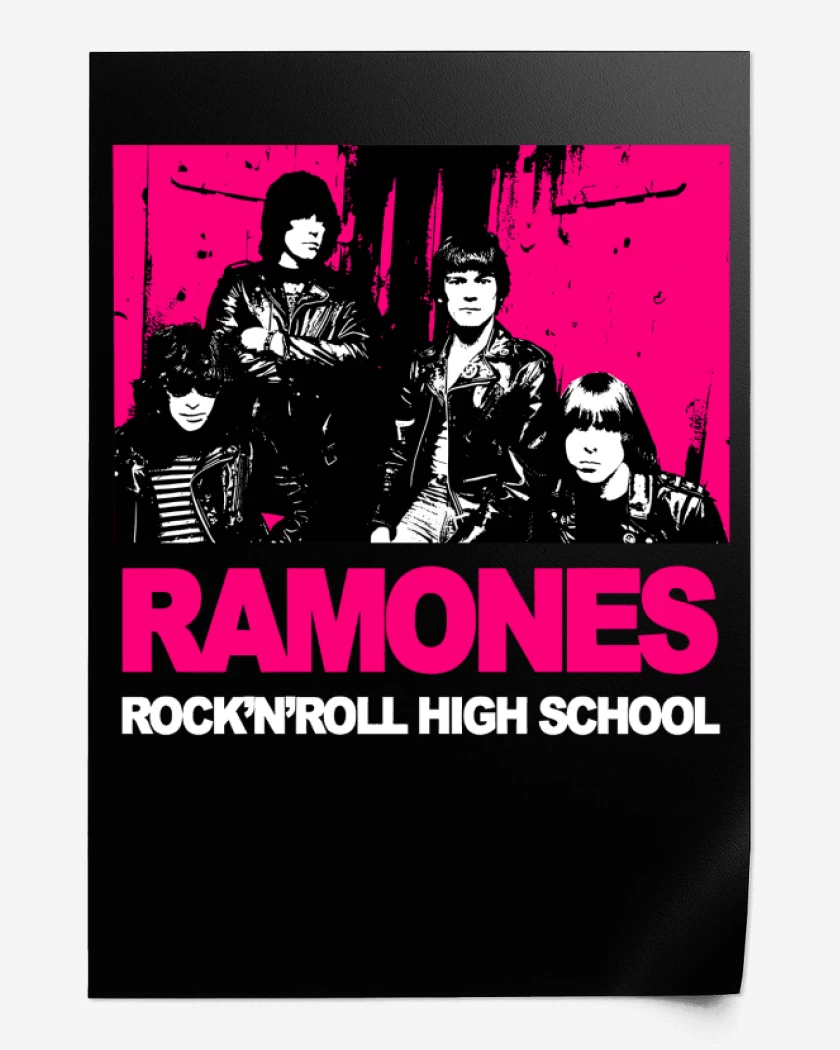 Print Rock n roll high school