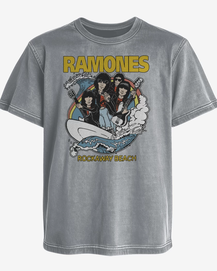 Polera desgastada Rockaway beach