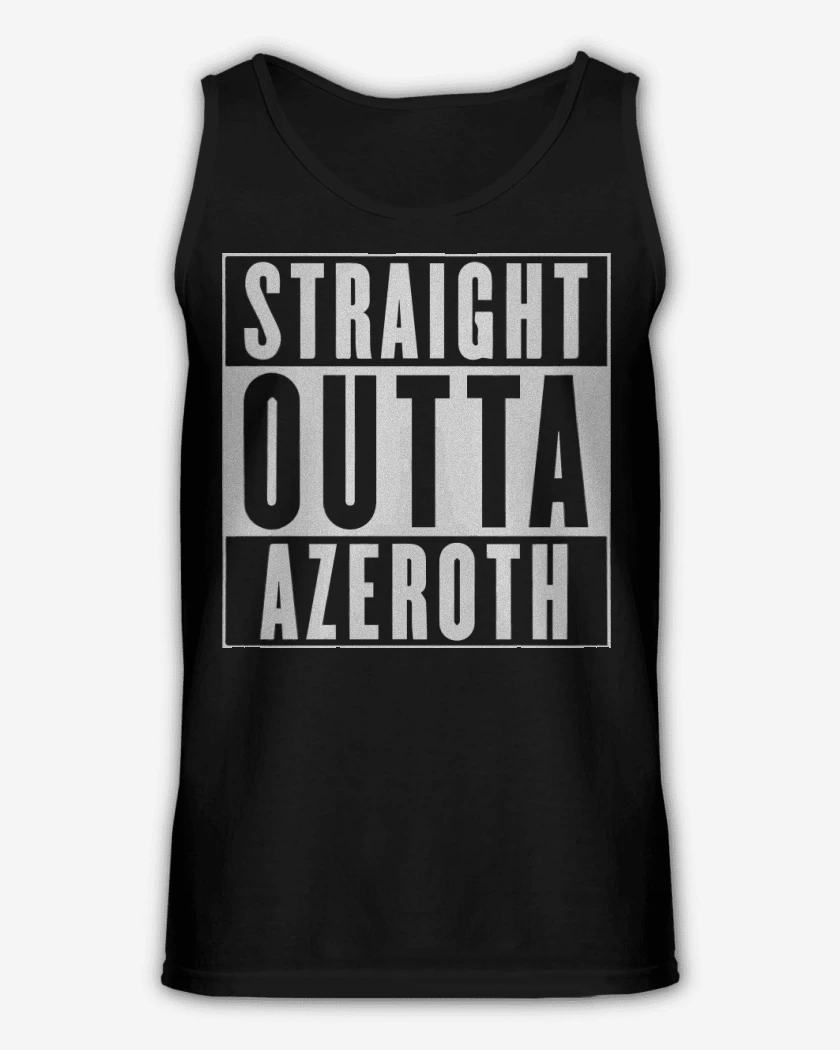 Sudadera Negro de Straight outta azeroth