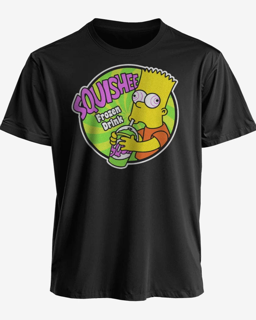 Polera premium Negro de Super malteada