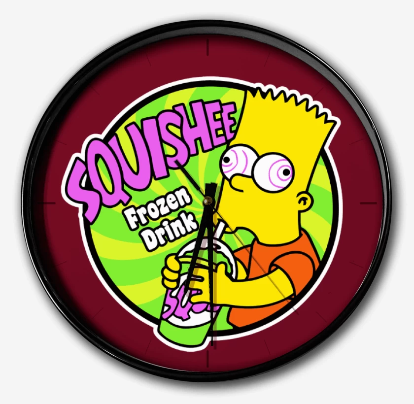 Reloj Burdeo de Super malteada