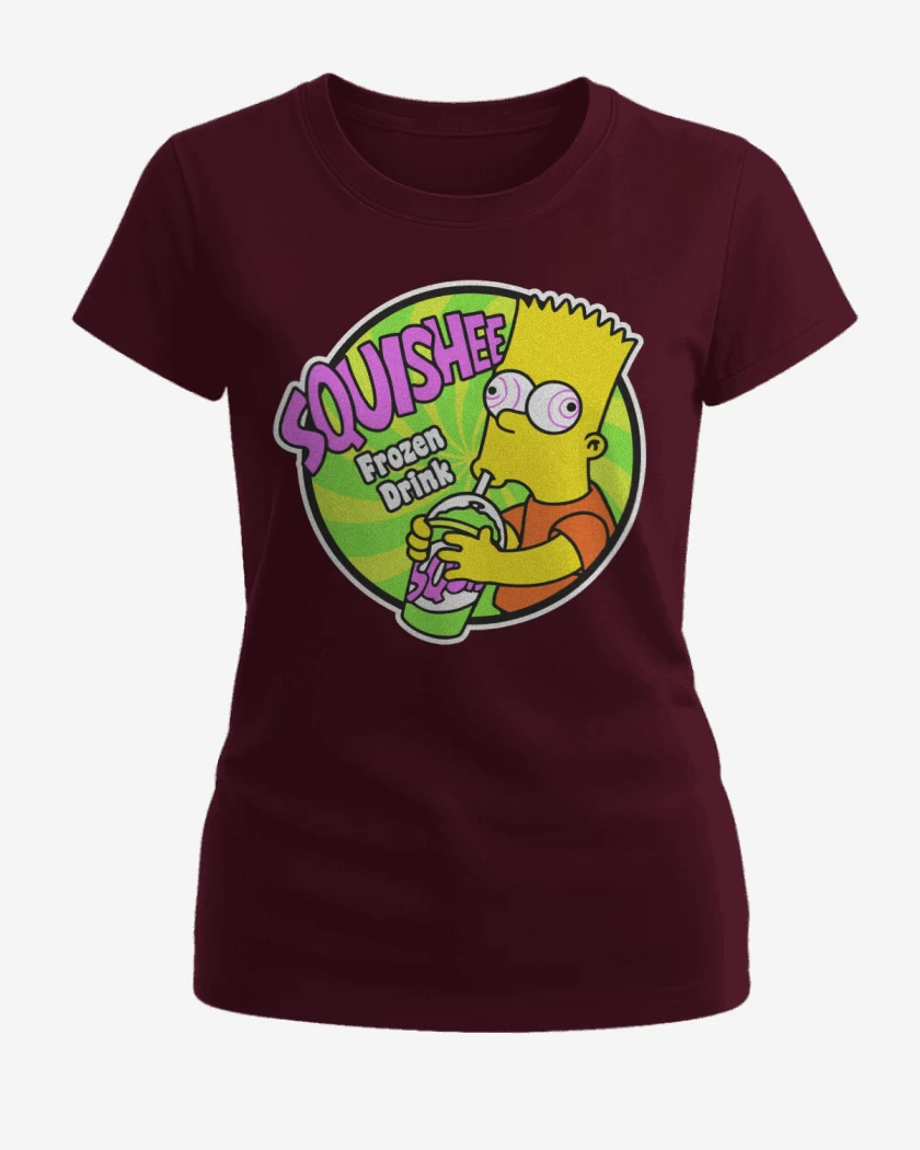 Polera de Mujer Burdeo de Super malteada