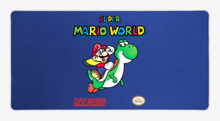 Mouse pad Gamer Azul Rey de Super Bigote World