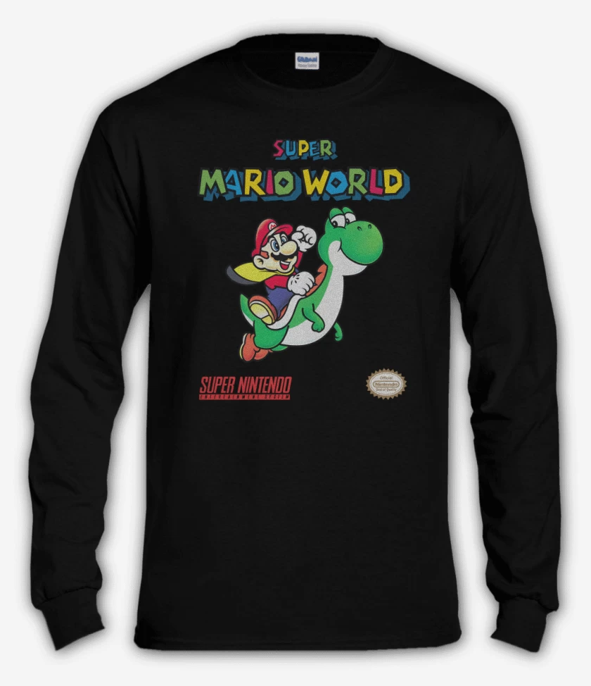 Polera manga larga Super Bigote World