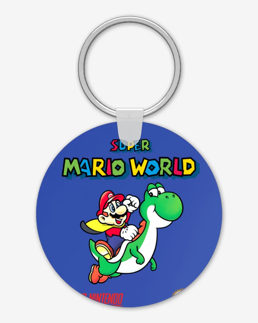 Llavero Azul Rey de Super Bigote World