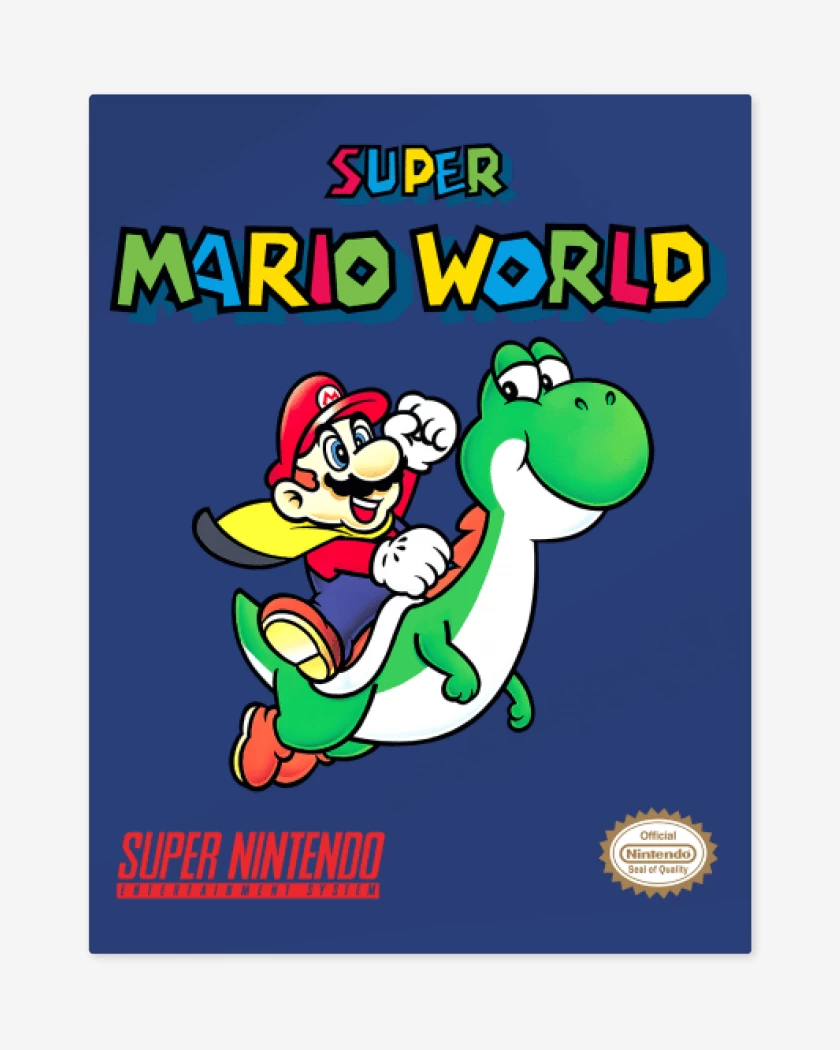 Print metalico Super Bigote World