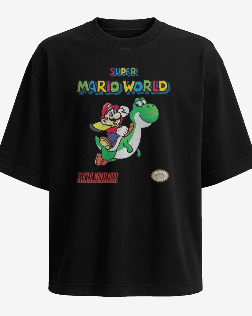 Polera Oversize Super Bigote World