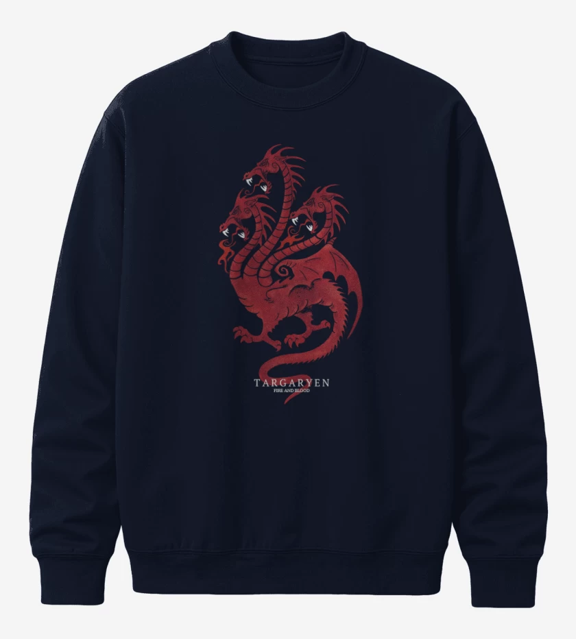 Poleron polo Targaryen fire and blood