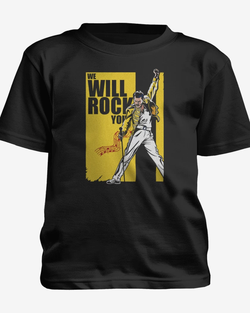 Polera de niño Negro de We will rock you