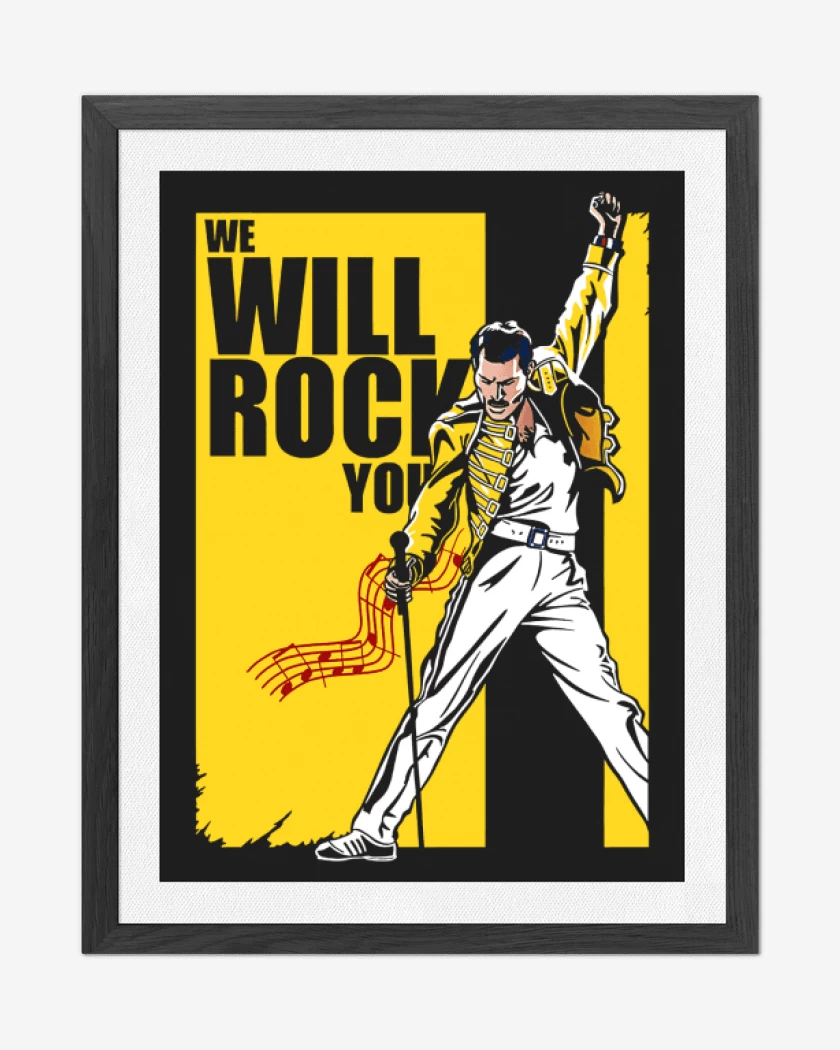 Cuadro decorativo We will rock you