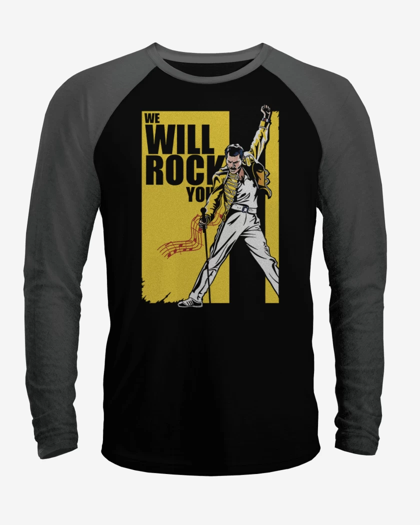 Polera Raglan We will rock you