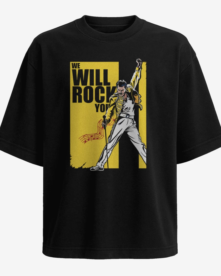 Polera Oversize We will rock you