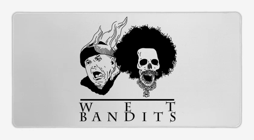Mouse pad Gamer Blanco de Wet bandits