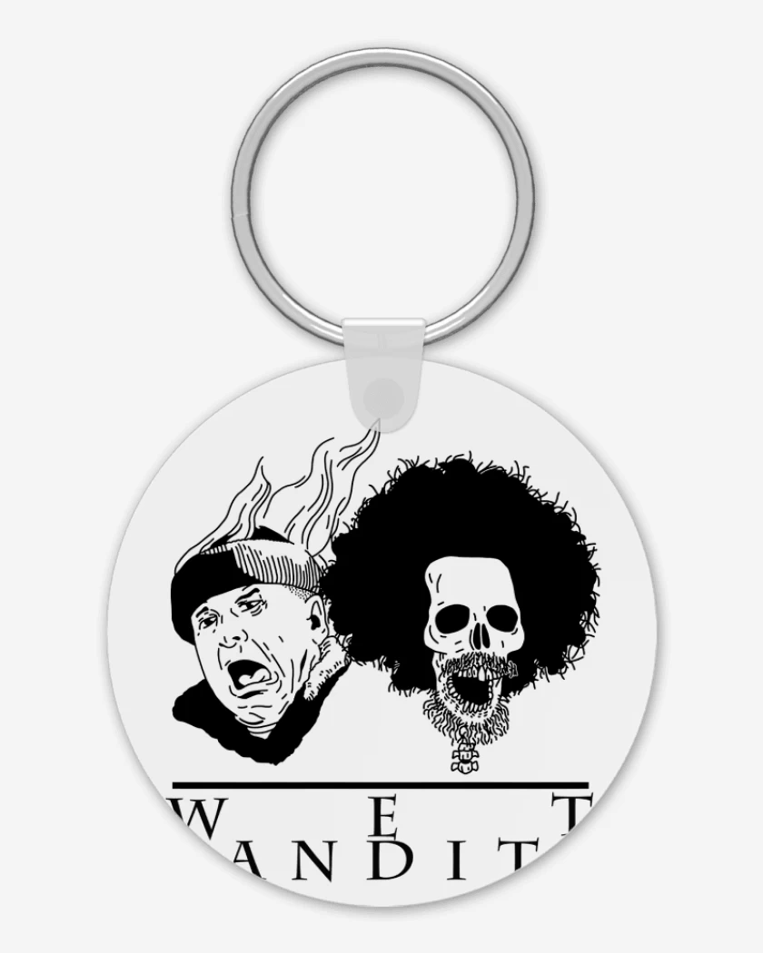 Llavero Blanco de Wet bandits