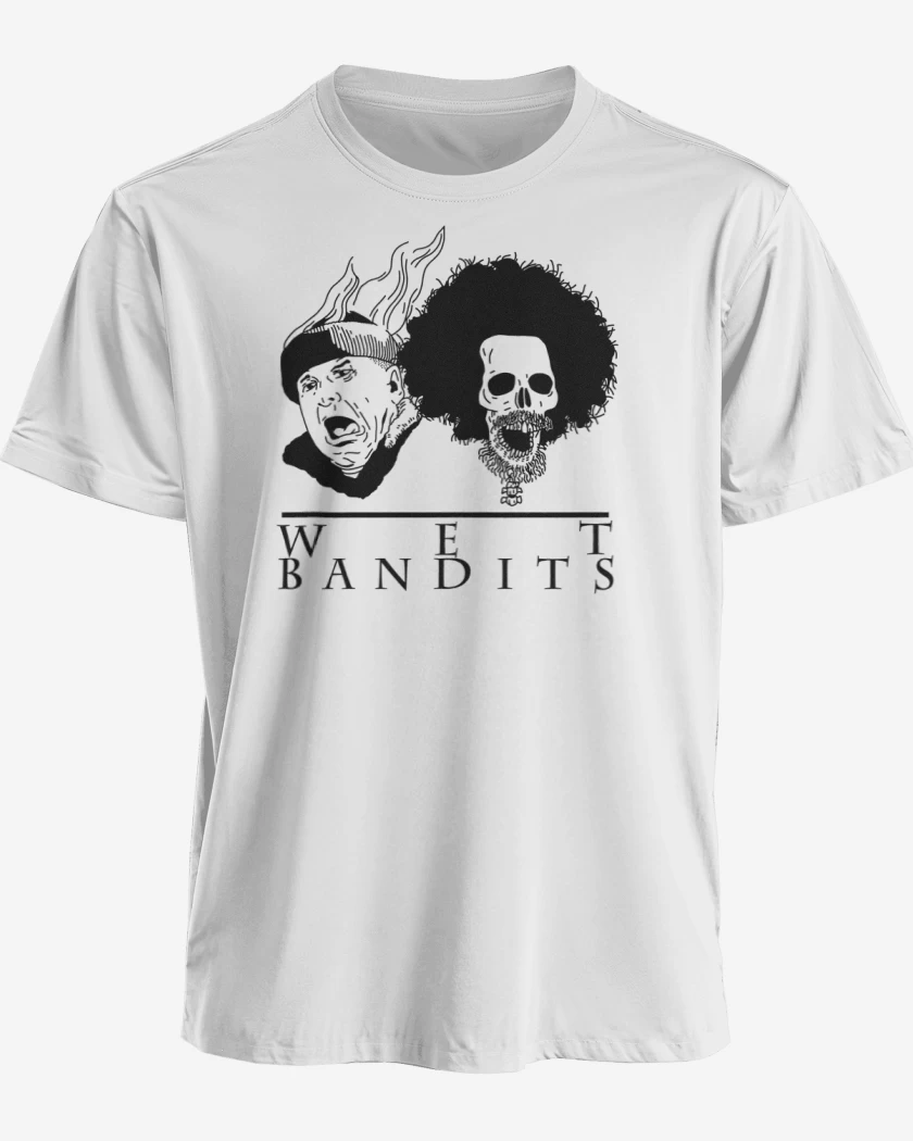 Polera premium Blanco de Wet bandits
