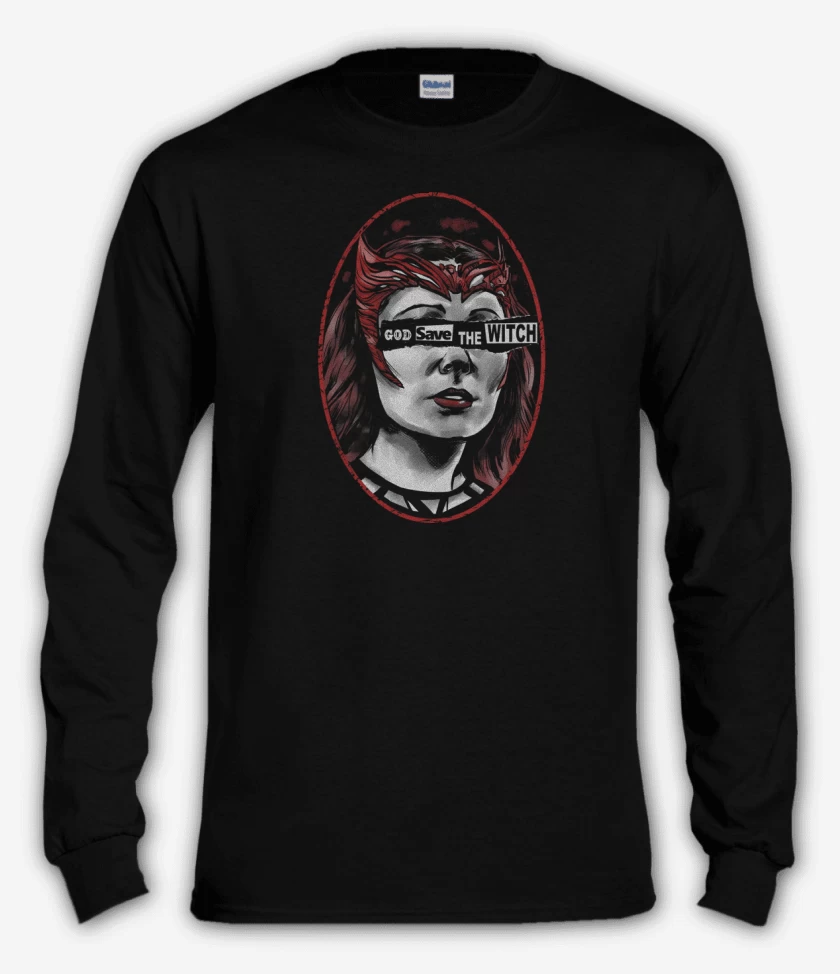 Polera manga larga Dios Salve a la Bruja Escarlata