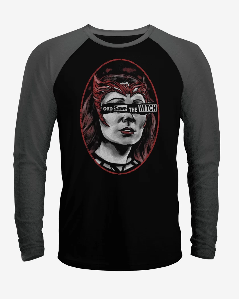 Polera Raglan Dios Salve a la Bruja Escarlata