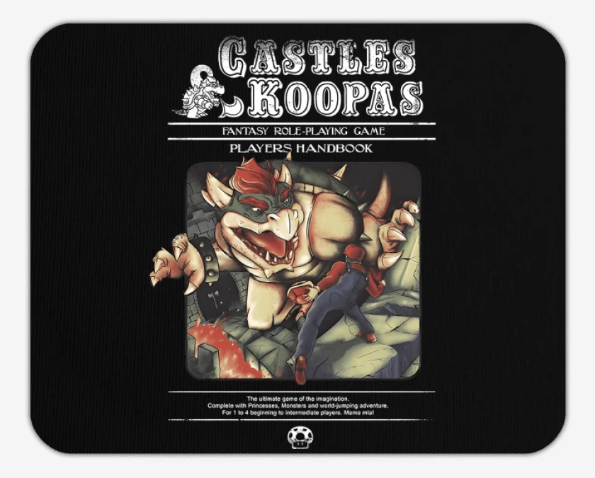 Mousepad Castles & Koopas