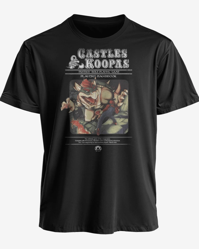 Polera premium Negro de Castles & Koopas