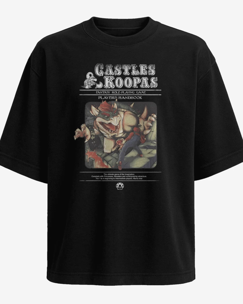 Polera Oversize Castles & Koopas