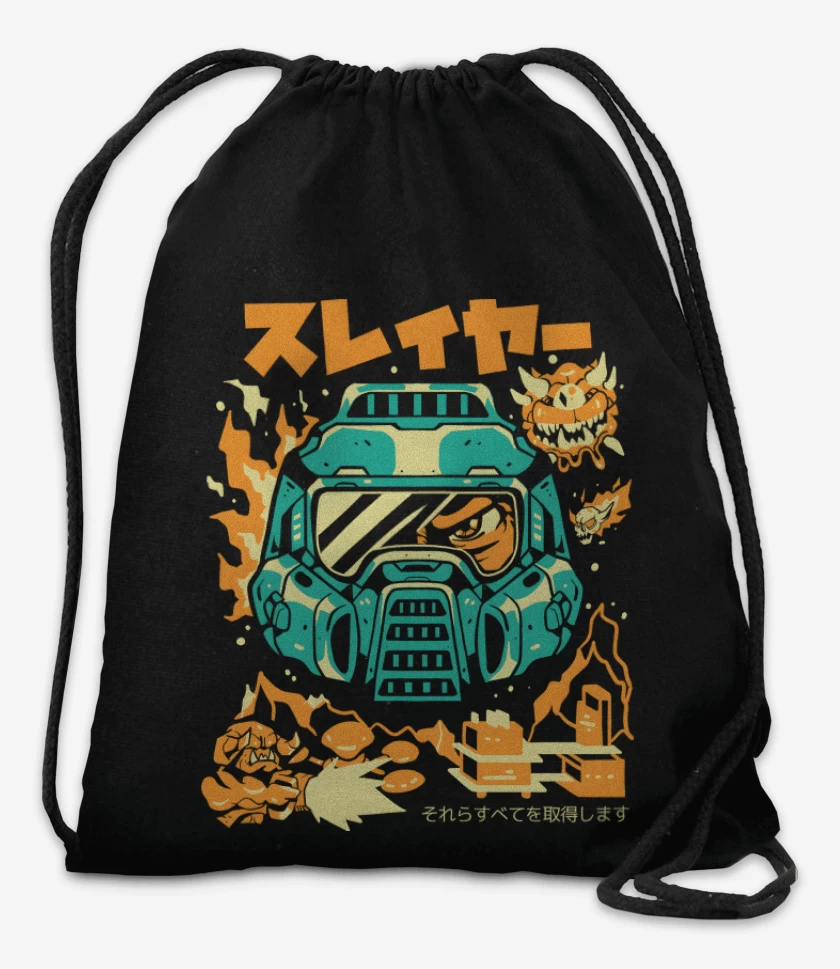 Mochila Negro de Doomguy